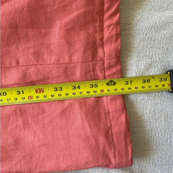 Chadwicks Linen Sleeveless Classy Classic Coral Dress Size 14 Petite - Picture 9 of 12